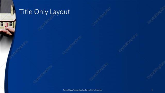 Title Only presentation slide layout