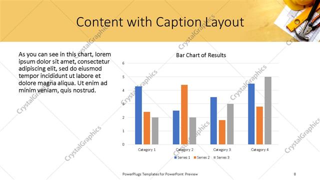 Content with Caption presentation slide layout