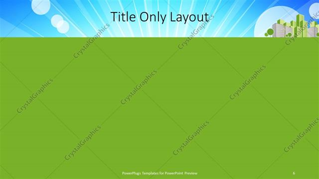 Title Only presentation slide layout