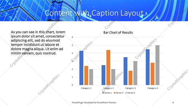 Content with Caption presentation slide layout