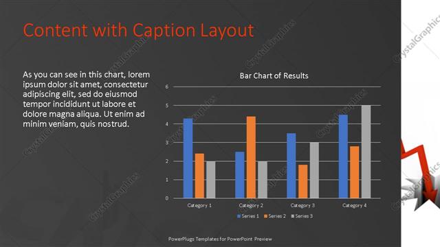 Content with Caption presentation slide layout