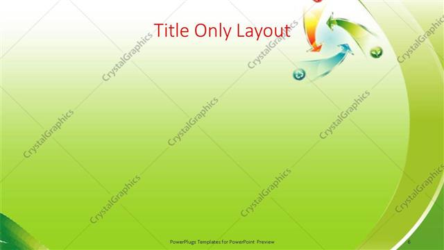 Title Only presentation slide layout