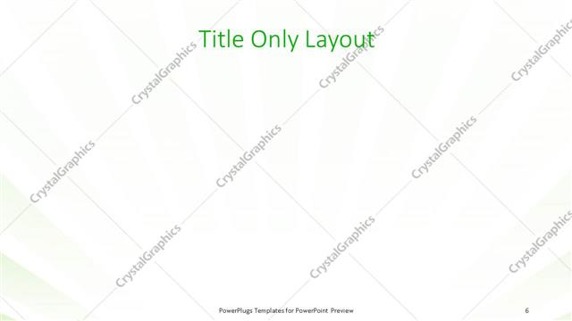 Title Only presentation slide layout