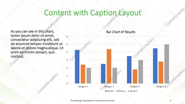 Content with Caption presentation slide layout