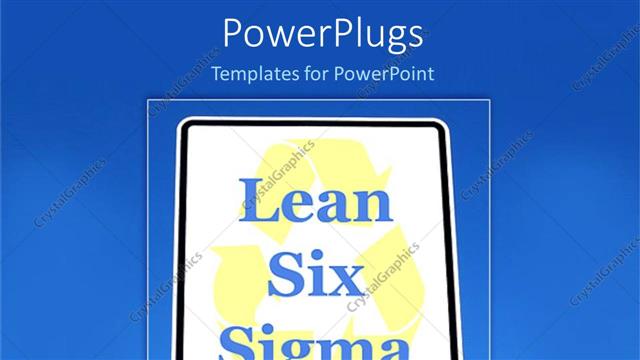  Presentation with recycling - A recycling figure with bluish background