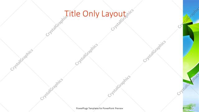 Title Only presentation slide layout