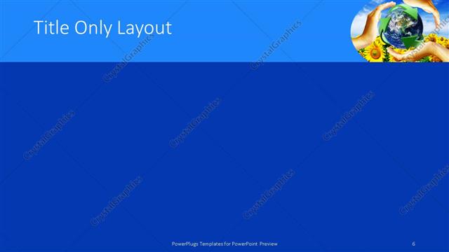 Title Only presentation slide layout