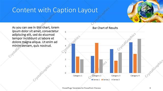 Content with Caption presentation slide layout