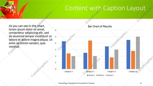 Content with Caption presentation slide layout