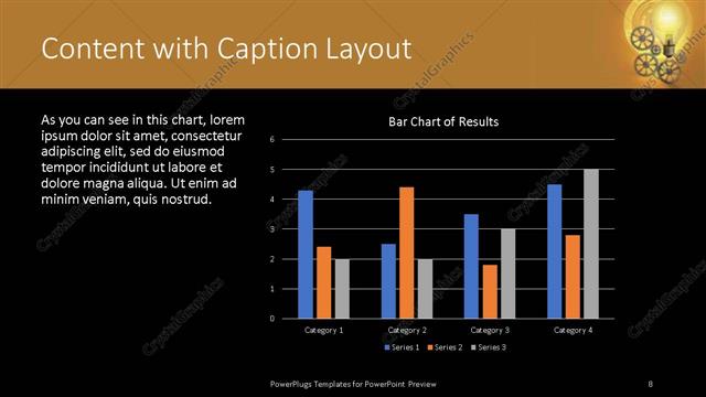 Content with Caption presentation slide layout