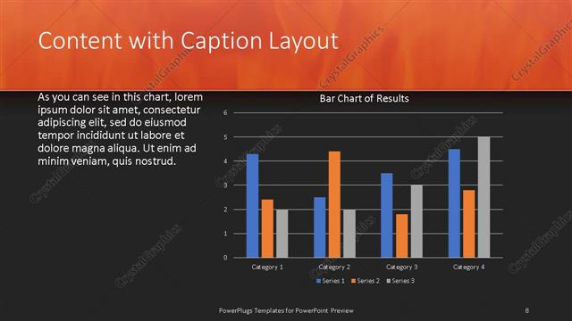 Content with Caption presentation slide layout