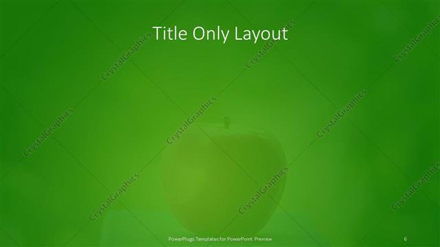 Title Only presentation slide layout