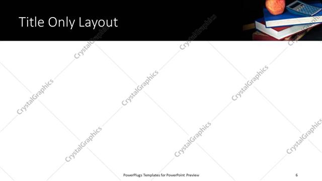 Title Only presentation slide layout