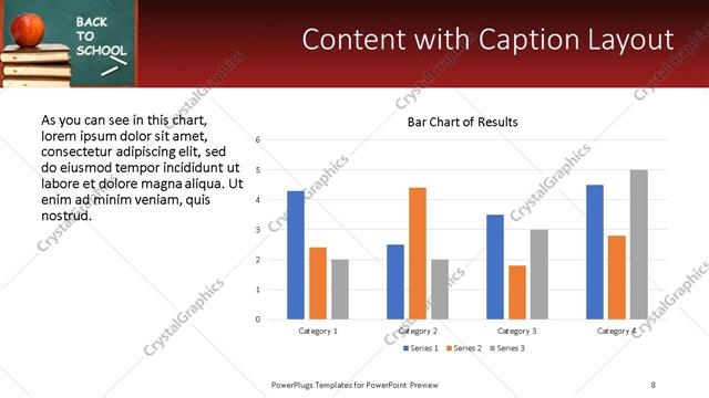 Content with Caption presentation slide layout