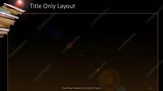 Title Only presentation slide layout