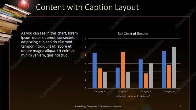 Content with Caption presentation slide layout