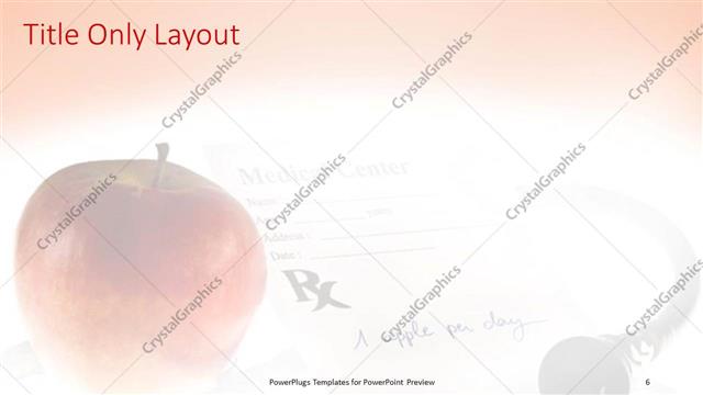 Title Only presentation slide layout