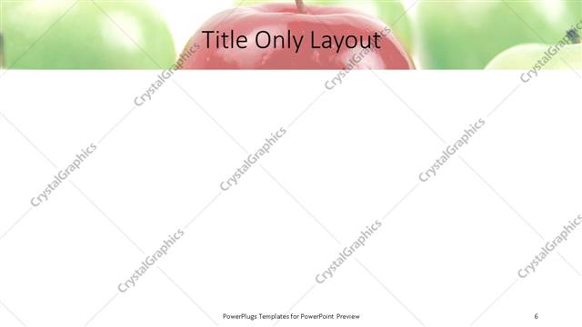 Title Only presentation slide layout