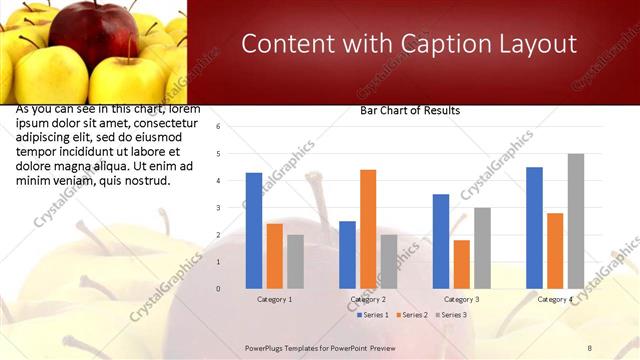 Content with Caption presentation slide layout