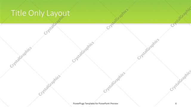 Title Only presentation slide layout