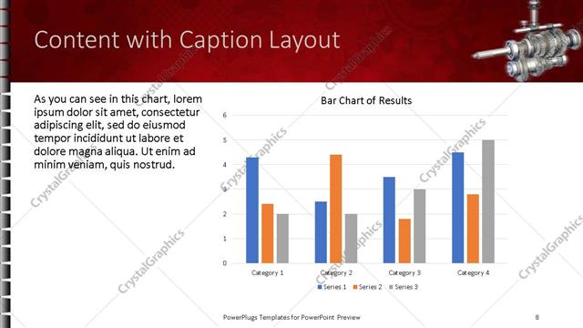 Content with Caption presentation slide layout
