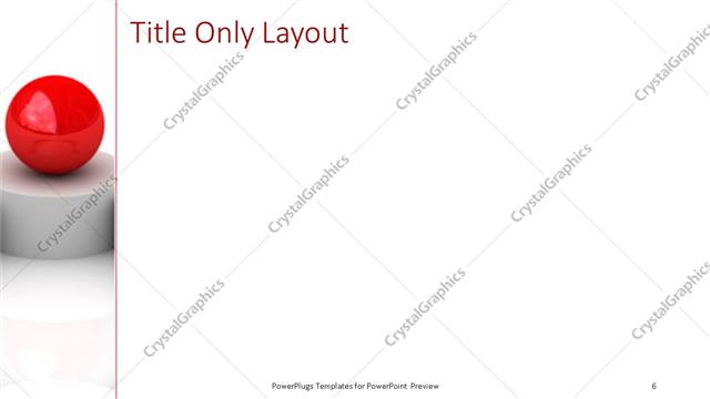 Title Only presentation slide layout