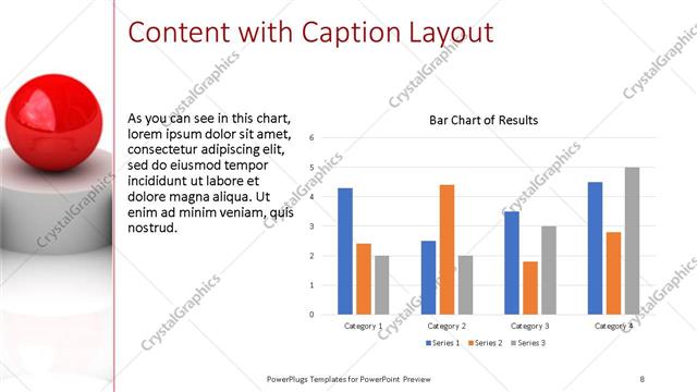 Content with Caption presentation slide layout