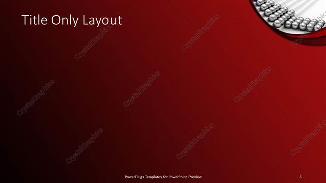 Title Only presentation slide layout