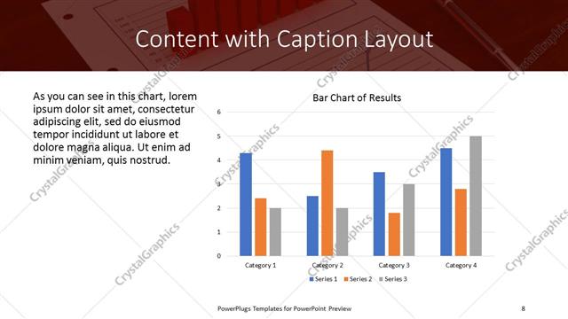 Content with Caption presentation slide layout