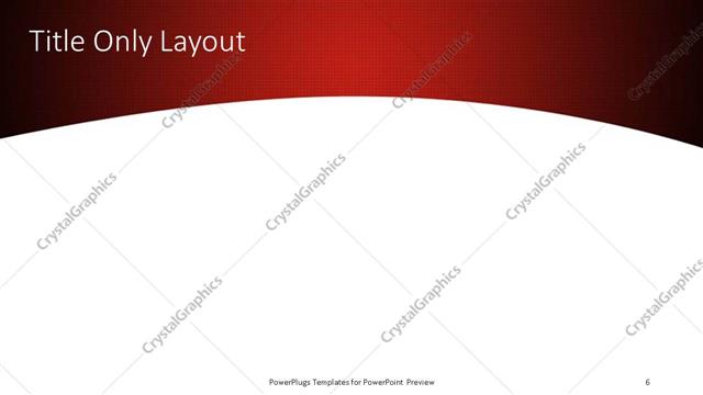 Title Only presentation slide layout