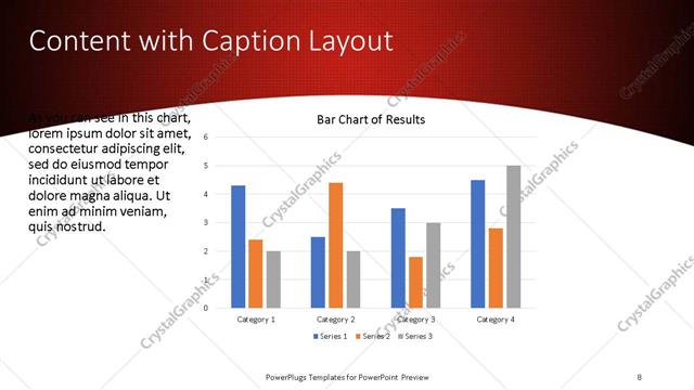 Content with Caption presentation slide layout