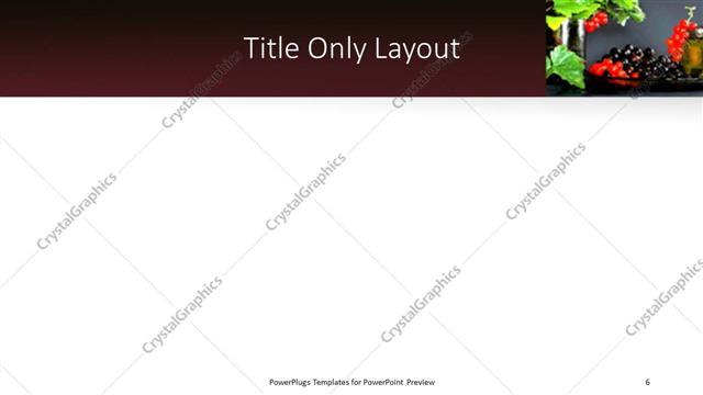Title Only presentation slide layout