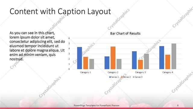 Content with Caption presentation slide layout