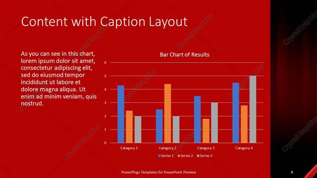 Content with Caption presentation slide layout