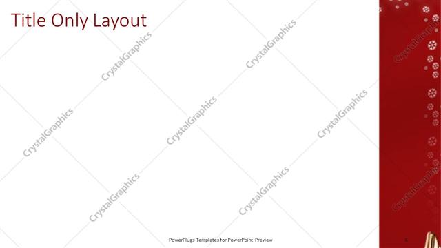 Title Only presentation slide layout