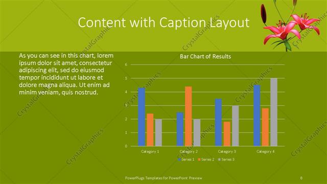 Content with Caption presentation slide layout