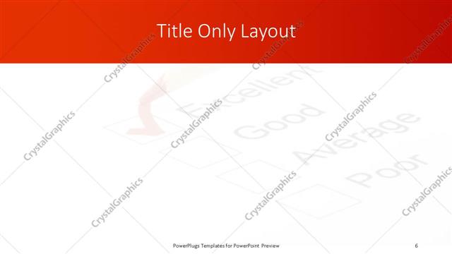 Title Only presentation slide layout