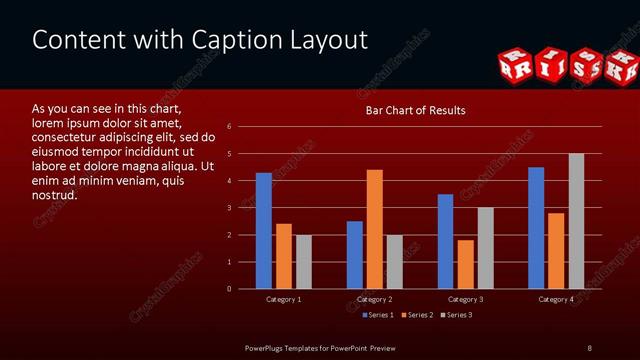 Content with Caption presentation slide layout