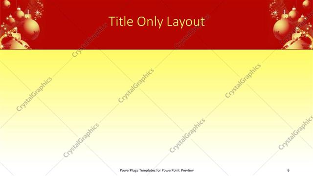 Title Only presentation slide layout