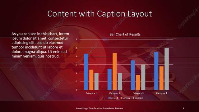 Content with Caption presentation slide layout