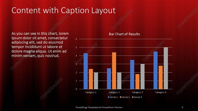 Content with Caption presentation slide layout