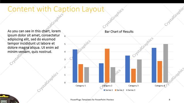 Content with Caption presentation slide layout