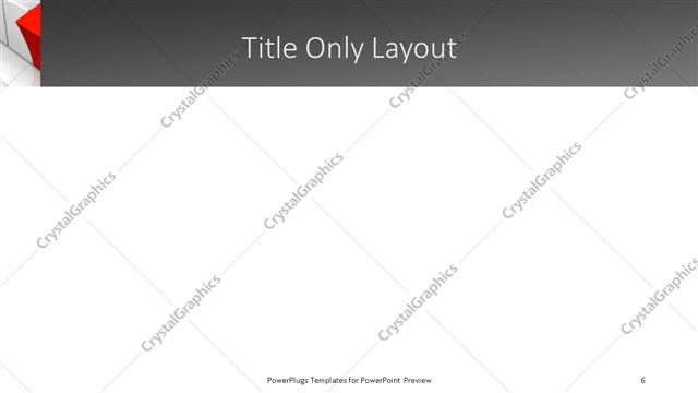 Title Only presentation slide layout