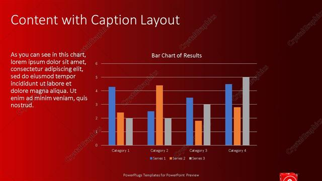 Content with Caption presentation slide layout