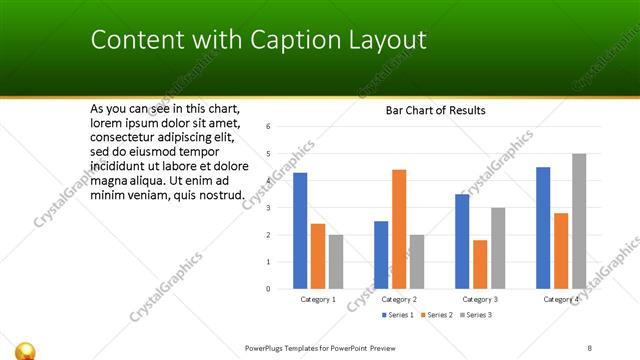 Content with Caption presentation slide layout