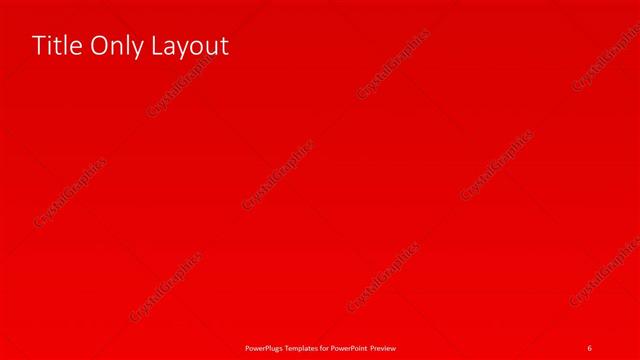 Title Only presentation slide layout