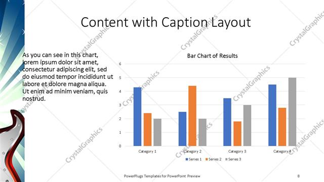 Content with Caption presentation slide layout