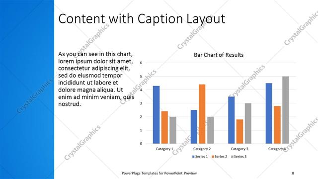 Content with Caption presentation slide layout