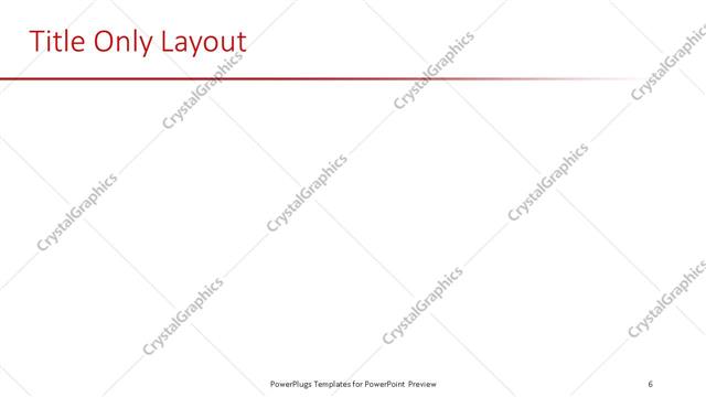 Title Only presentation slide layout