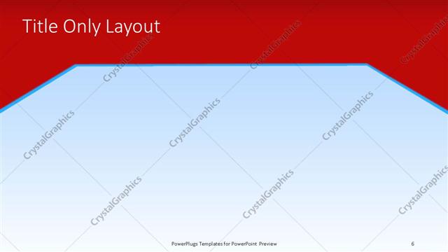 Title Only presentation slide layout